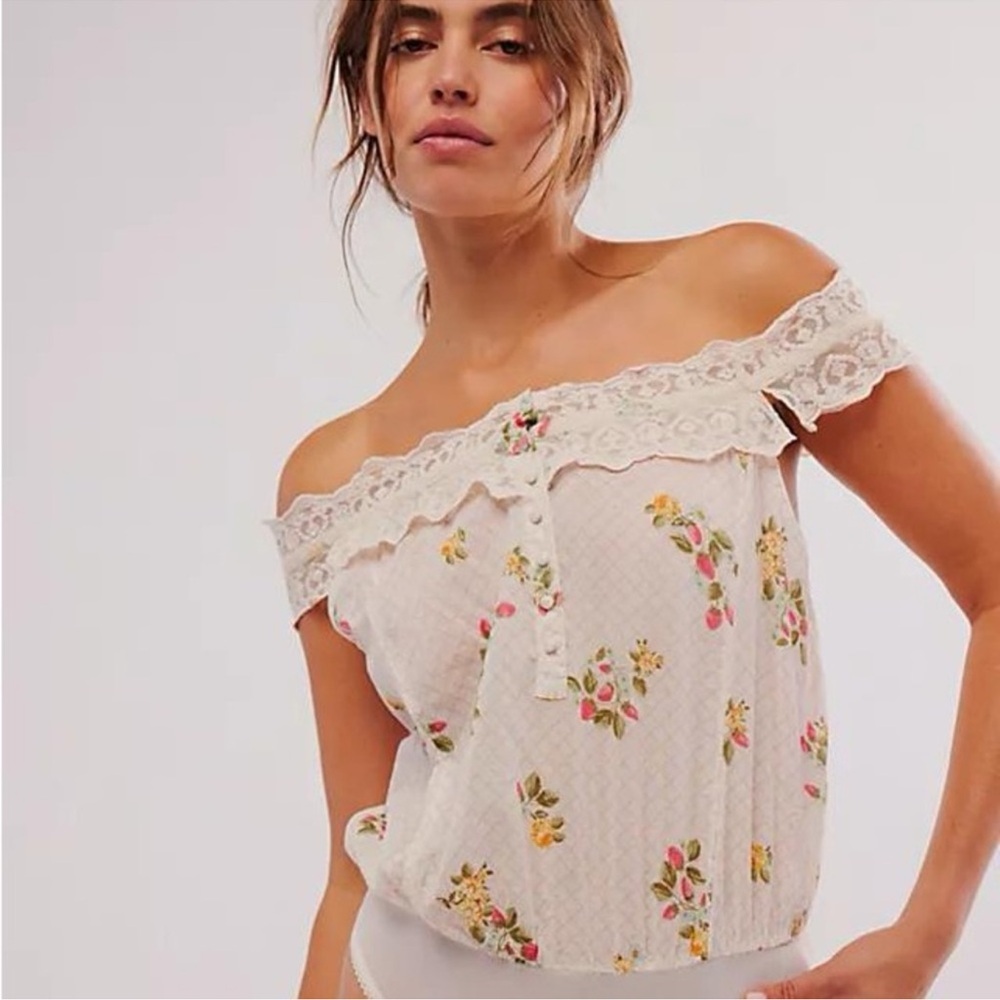 Free people intimately morning call body suit Size Medium NWT